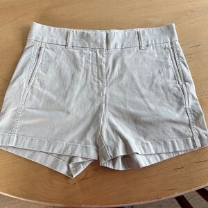 J CREW Womens 4" Shorts Cotton Stretch 
H5806 Flat Front Sz -4